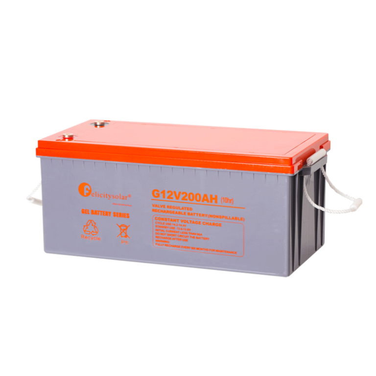 Felicitysolar G12V200AH Gel Battery – 12V 200Ah Deep Cycle
